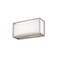 Z-Lite Baden 1 Light Vanity, Brushed Nickel & Frosted White 1933-8BN-LED - alternate 3